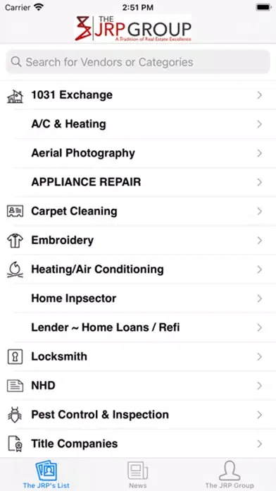 Screenshot di JRP Realty