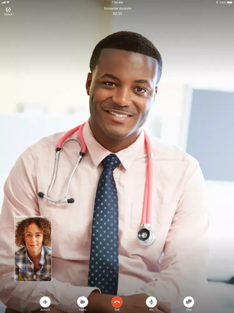 Saint Peter's Telemedicine iPad 应用截图