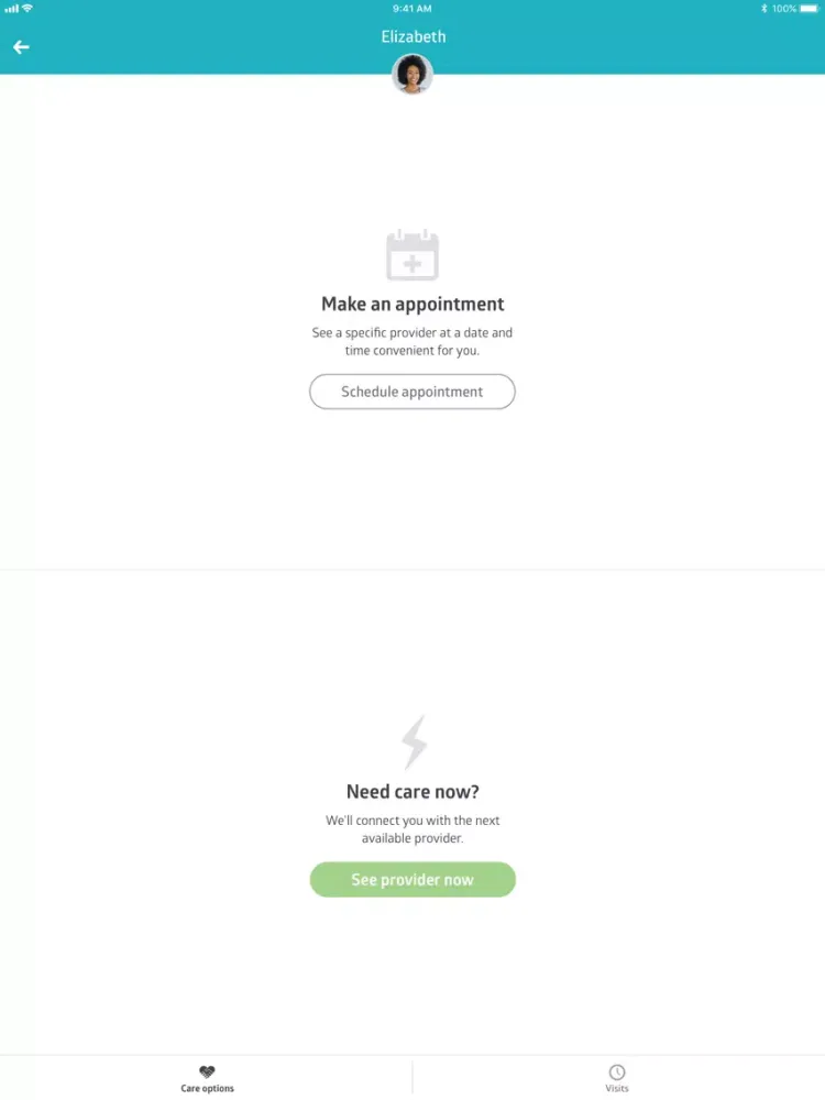 Saint Peter's Telemedicine iPad 应用截图