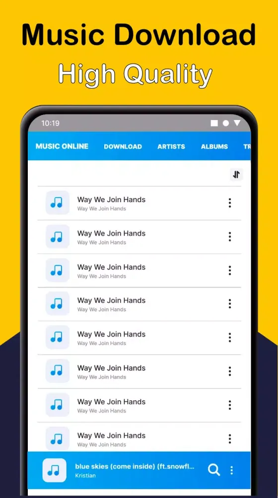 Tangkapan skrin Mp3 Music Downloader & Player
