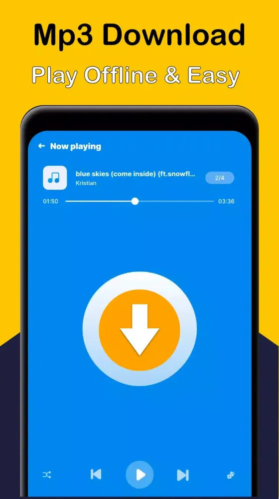 Tangkapan skrin Mp3 Music Downloader & Player