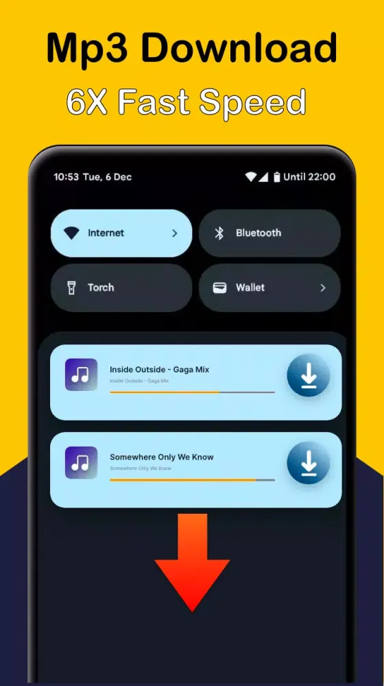 Tangkapan skrin Mp3 Music Downloader & Player