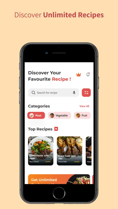 Snap2Cook - Recipe Finder 스크린샷