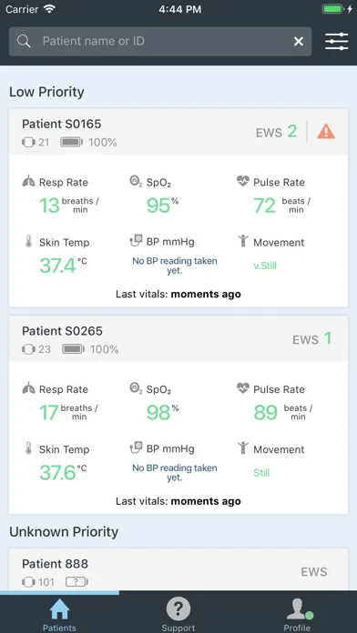 Ảnh chụp màn hình của Monitoring Application