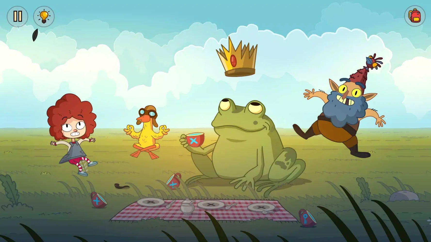 Capturas de tela do Lost in Play