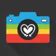 Snap Cam - Create photo with text caption in multicolor for Snapchat