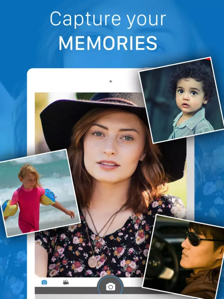 Snap Cam - Create photo with text caption in multicolor for Snapchat iPad  Screenshots