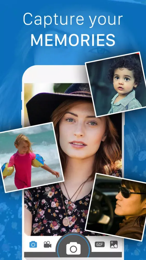 Snap Cam - Create photo with text caption in multicolor for Snapchat Screenshots