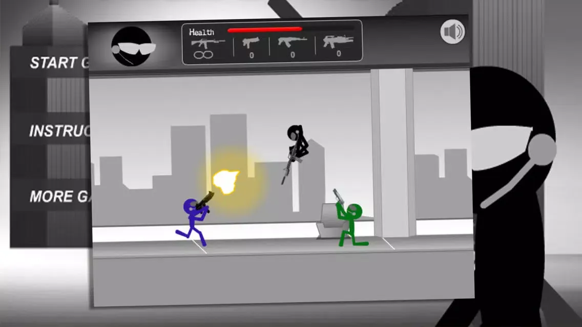 Tangkapan skrin Stickman Killer Escape
