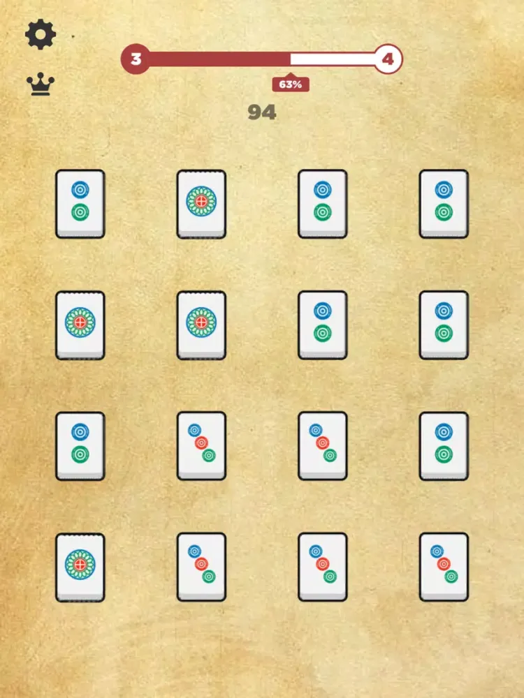 Tangkapan skrin Mahjong Magic iPad 