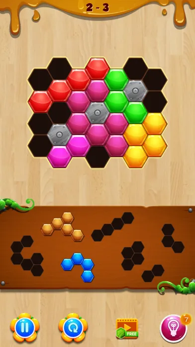 Wood Hexa Block Puzzle Ekran Görüntüleri