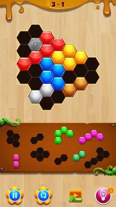 Wood Hexa Block Puzzle Ekran Görüntüleri