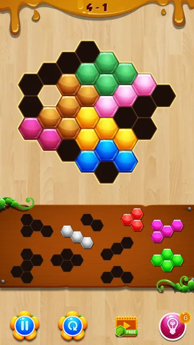 Wood Hexa Block Puzzle Ekran Görüntüleri