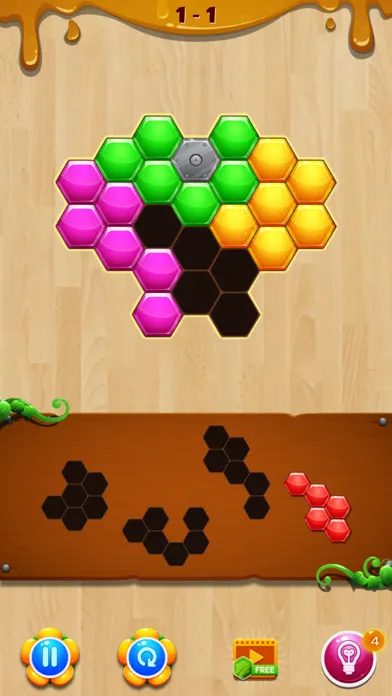 Wood Hexa Block Puzzle Ekran Görüntüleri