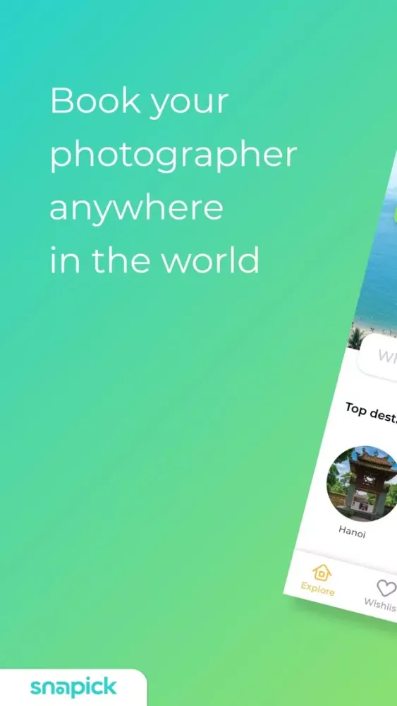 ภาพหน้าจอของ Snapick : Book a photographer