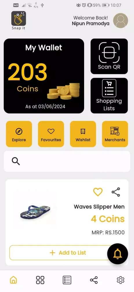 Ảnh chụp màn hình của SnapIt Mobile
