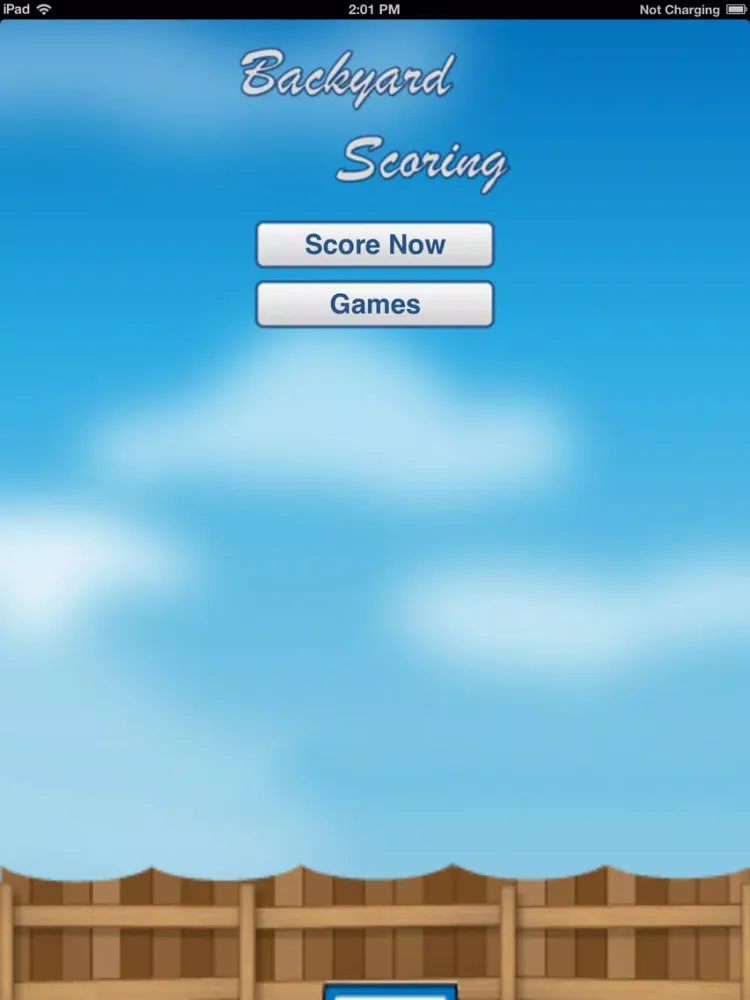 Zrzuty ekranu Backyard Scoring iPad 