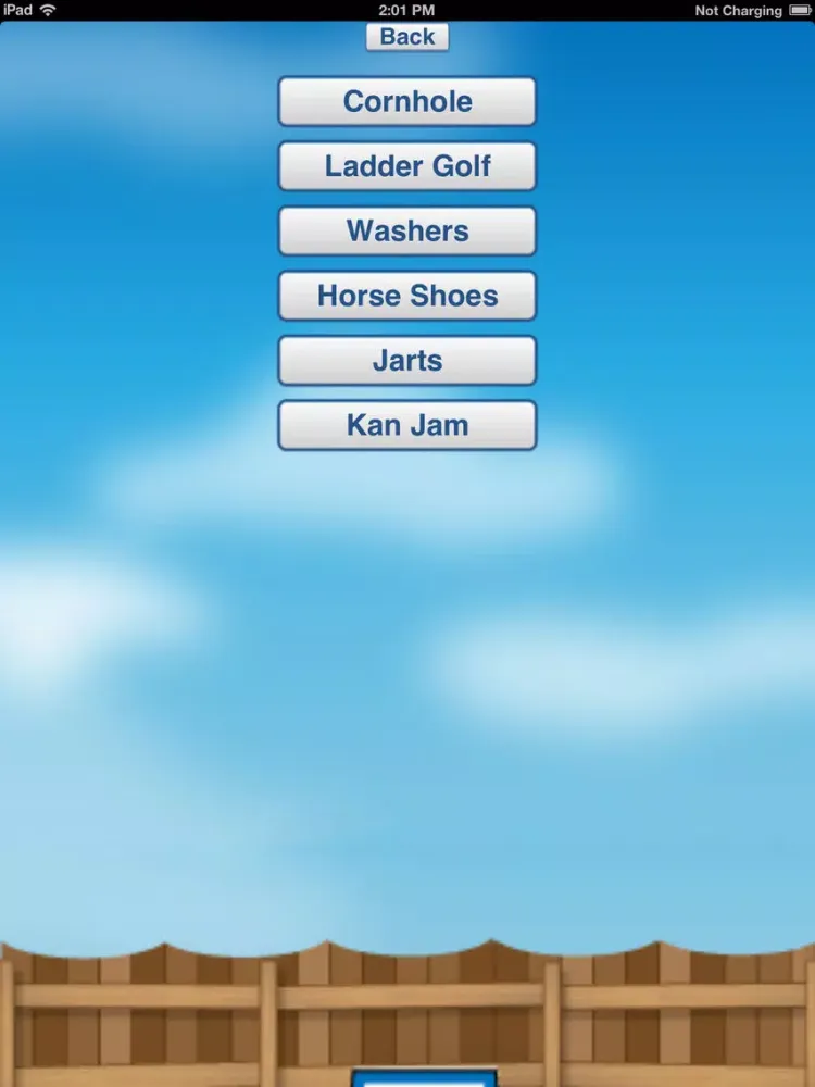 Zrzuty ekranu Backyard Scoring iPad 