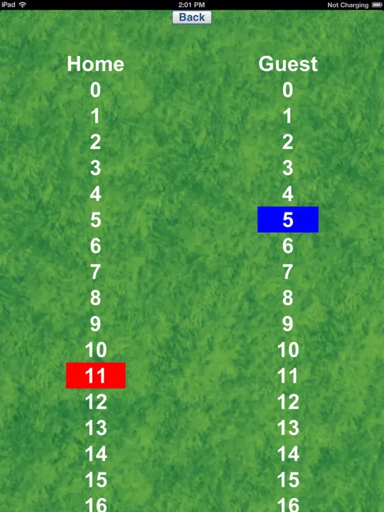 Zrzuty ekranu Backyard Scoring iPad 