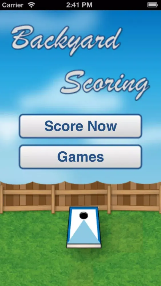Zrzuty ekranu Backyard Scoring