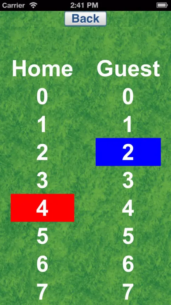 Zrzuty ekranu Backyard Scoring
