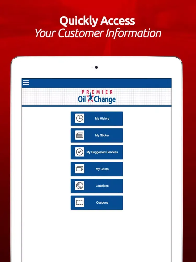 Premier Oil Change iPad  স্ক্রিনশট