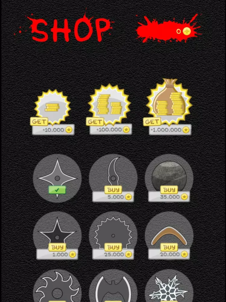 Ninja Slicer iPad  Ekran Görüntüleri