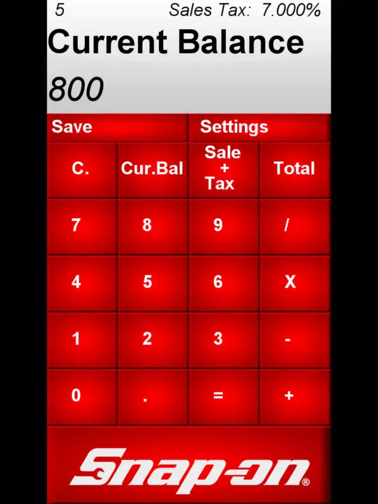 Screenshot di Snap-on Calculator iPad 