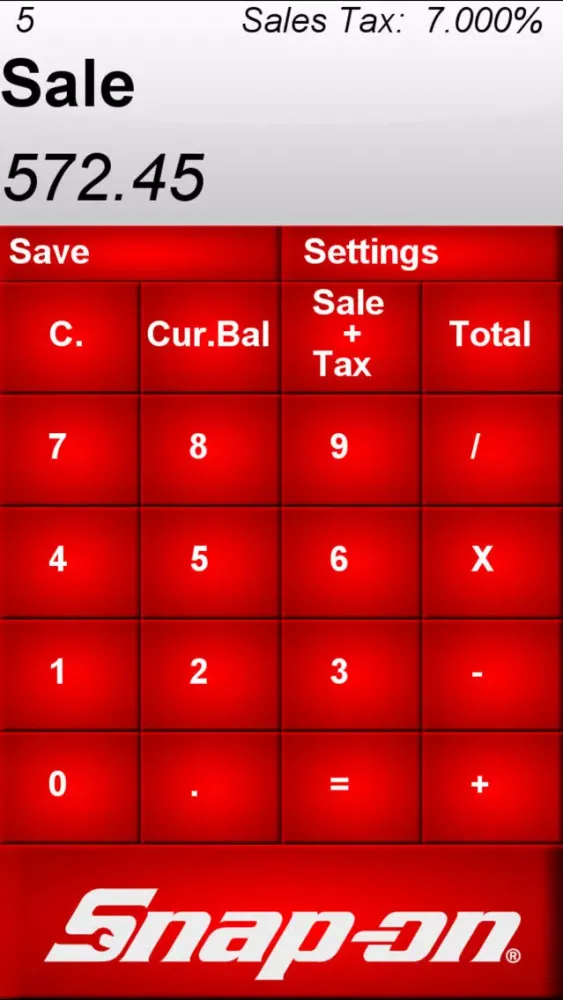 Screenshot di Snap-on Calculator