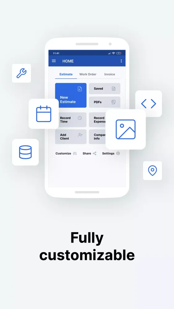 Job Estimates & Invoices Screenshots