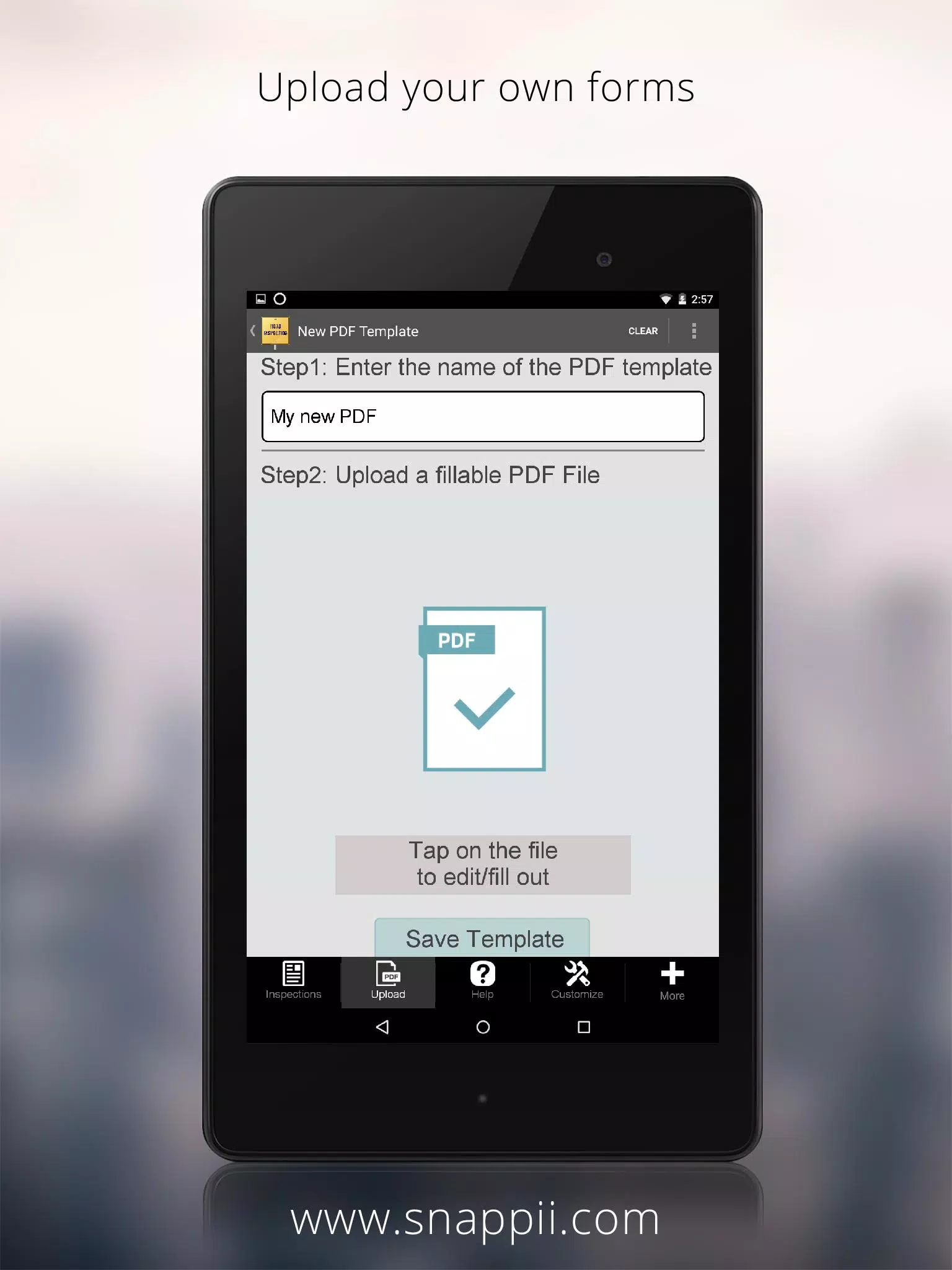 Road Inspection App Screenshots