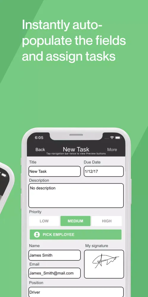 Work Order Assigner スクリーンショット