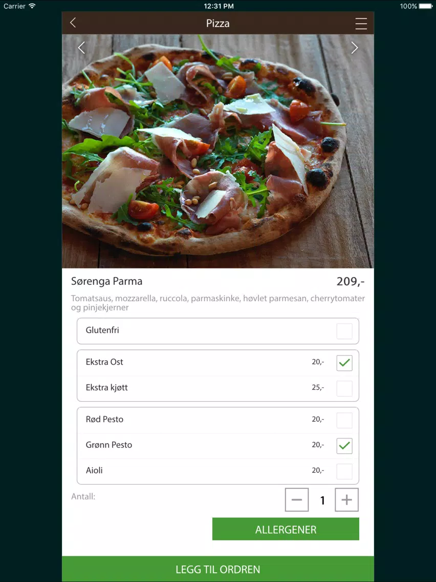 Ảnh chụp màn hình của Cargo Restaurant iPad 
