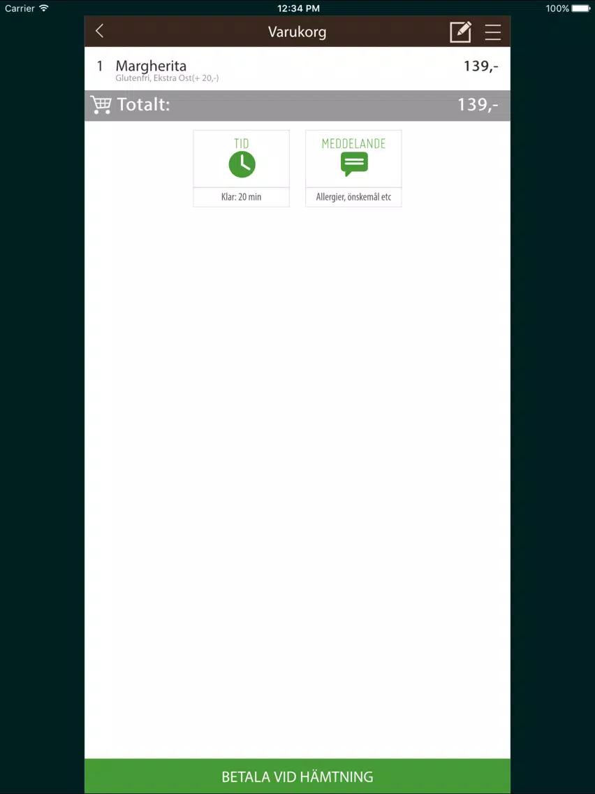 Ảnh chụp màn hình của Cargo Restaurant iPad 