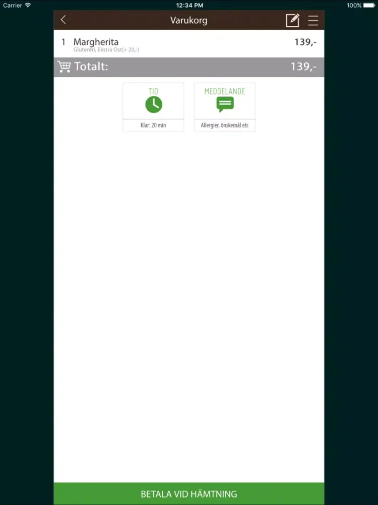 Cargo Restaurant iPad 应用截图