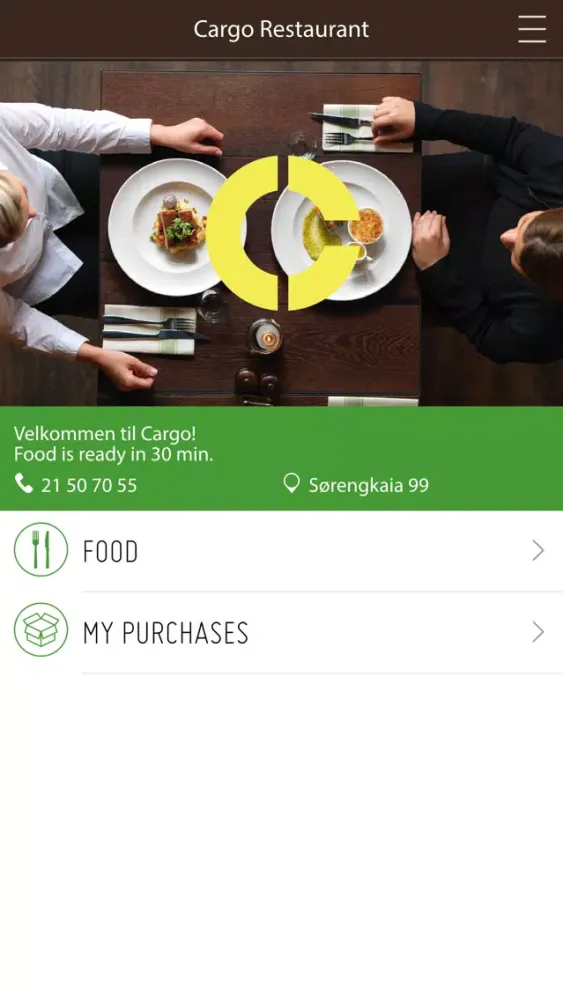 Cargo Restaurant应用截图