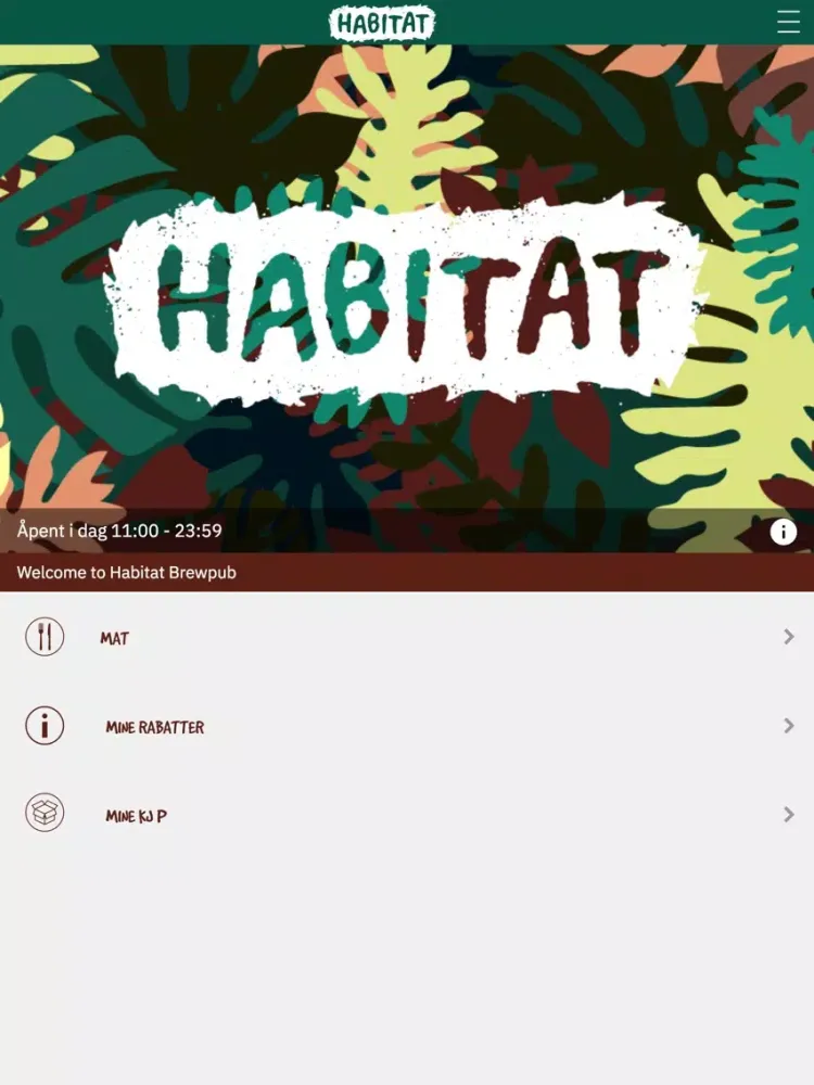 Habitat Brewpub iPad 应用截图