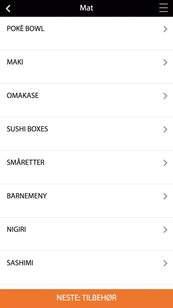 Tangkapan layar iSushi