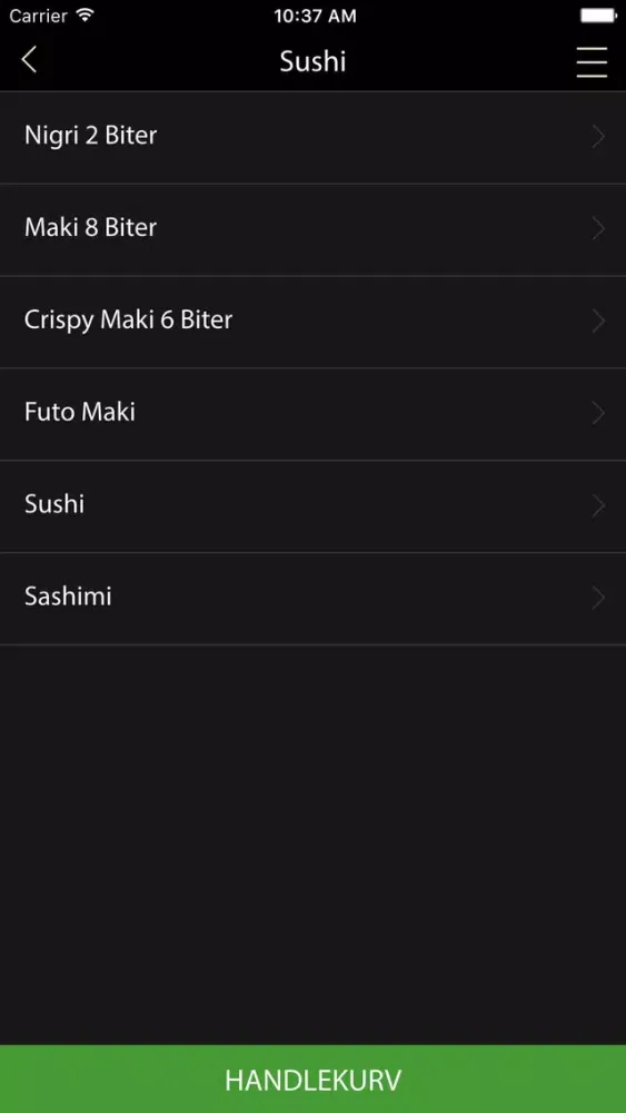 Kami Sushi應用截圖