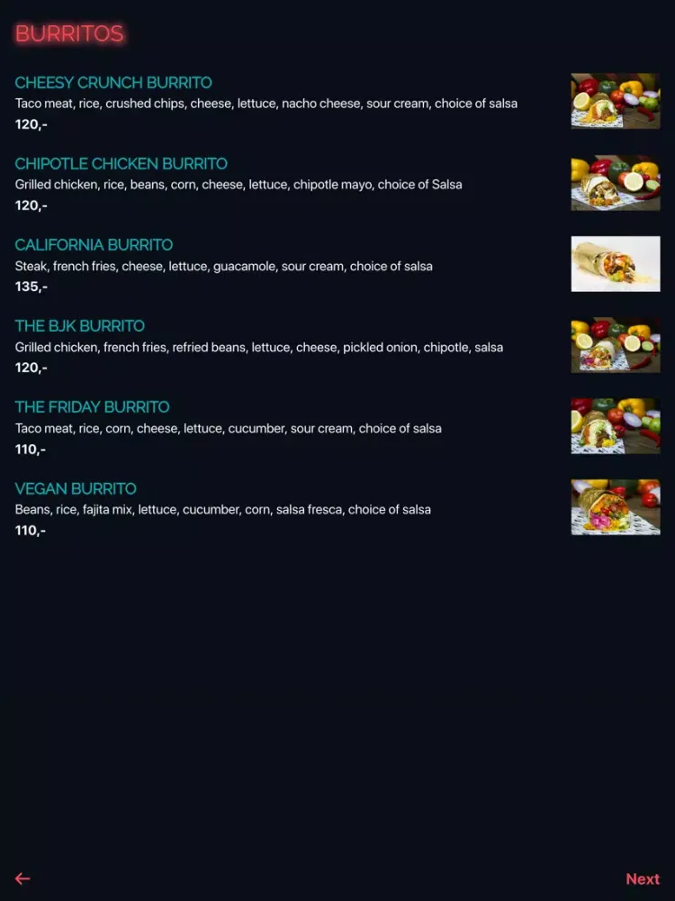 Скриншоты Los Tacos iPad 