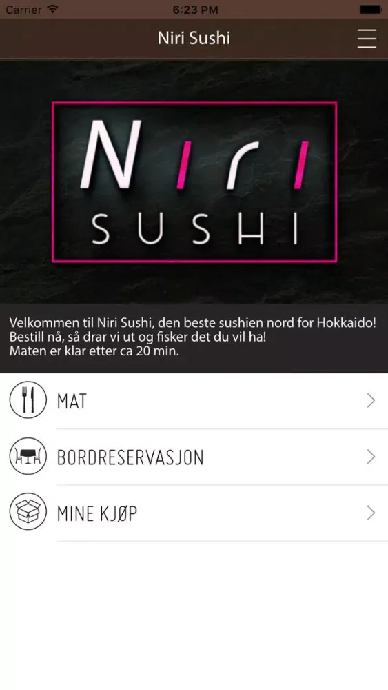 Niri Sushi Bar & Lounge应用截图