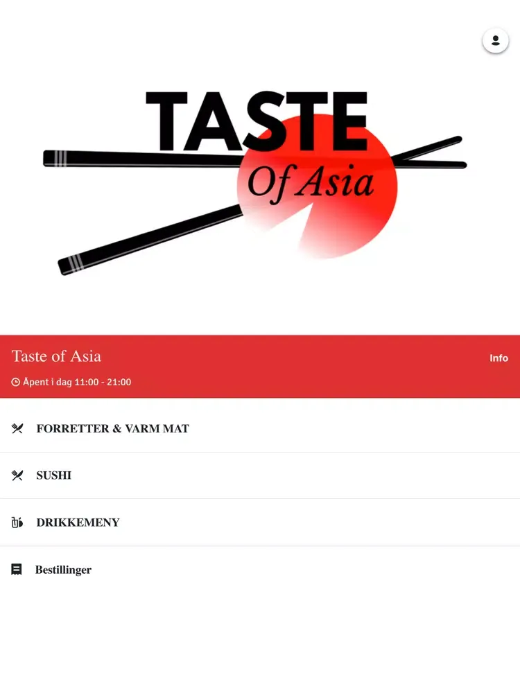Taste of Asia iPad  스크린샷