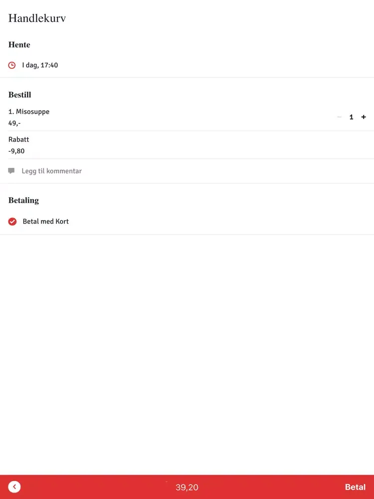 Taste of Asia iPad  스크린샷