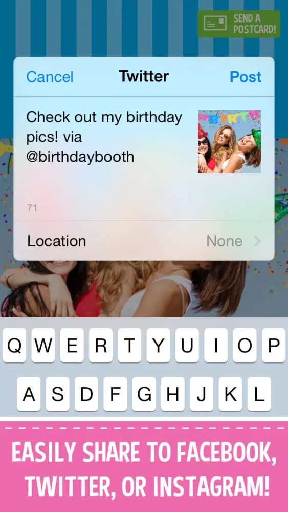 Birthday Booth Screenshots