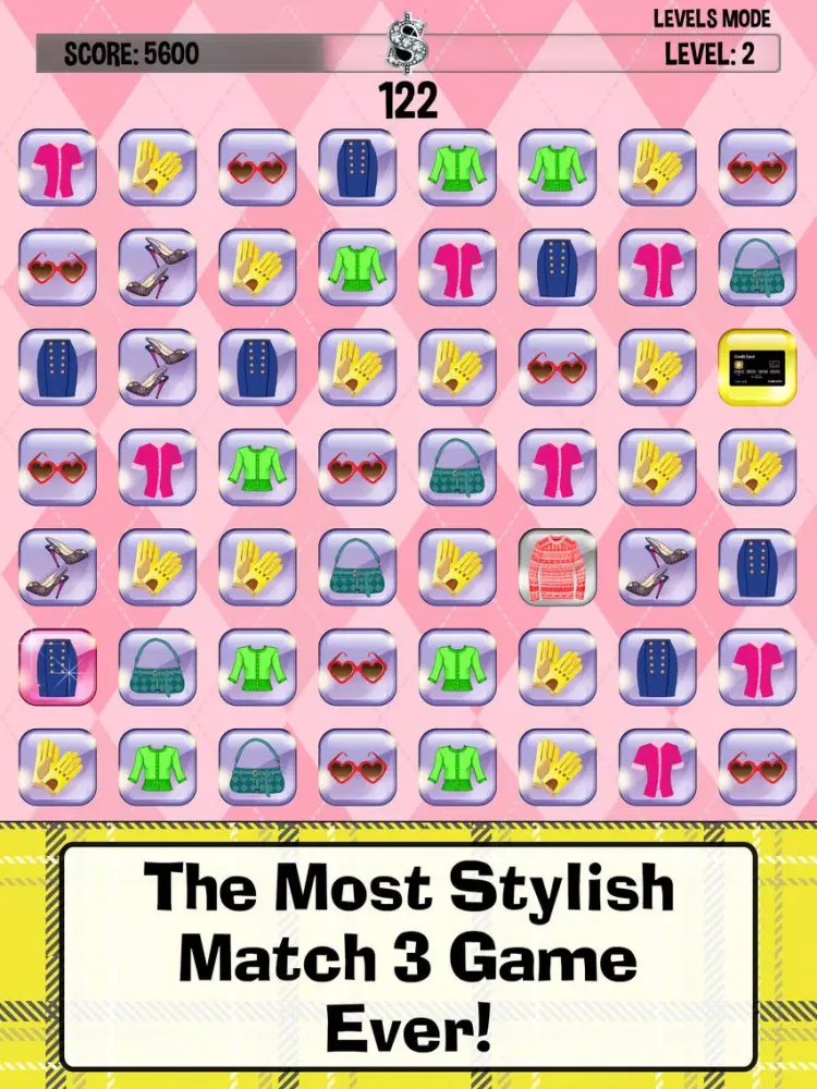 Ảnh chụp màn hình của Closet Crush - Fashion Match 3 Puzzle Game! iPad 