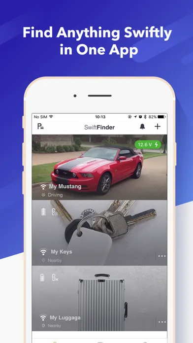 Tangkapan layar SwiftFinder