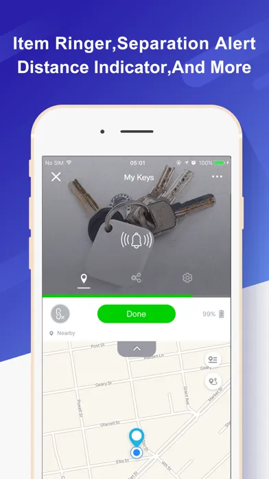 Tangkapan layar SwiftFinder