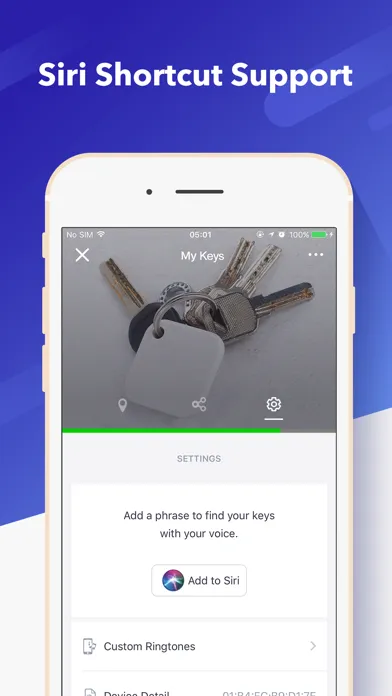Tangkapan layar SwiftFinder