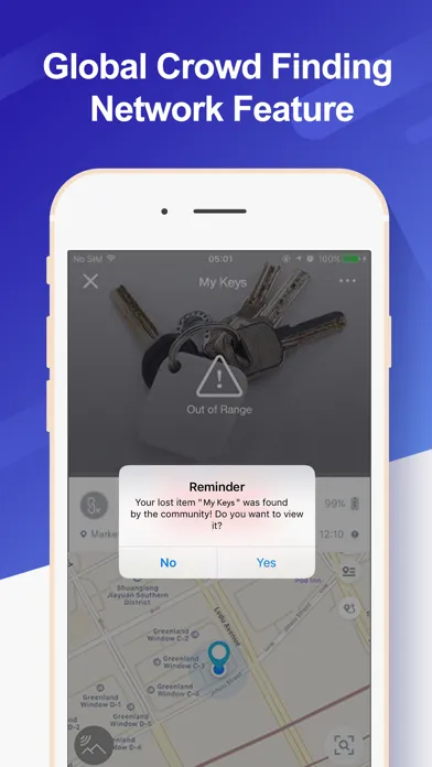 Tangkapan layar SwiftFinder