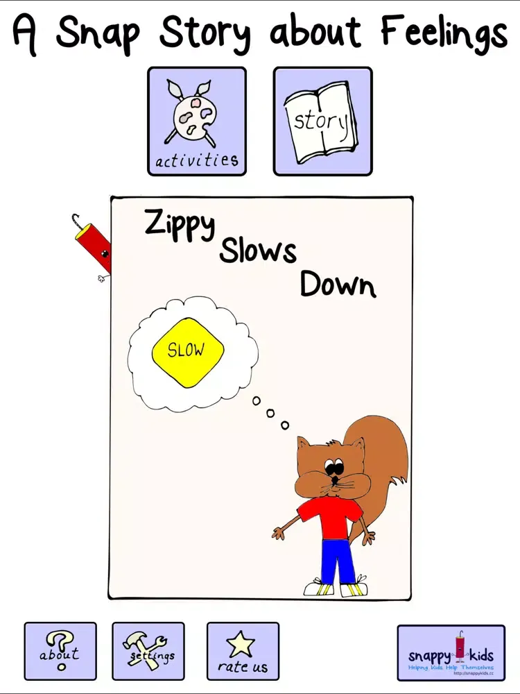 Capturas de tela do Zippy Slows Down iPad 